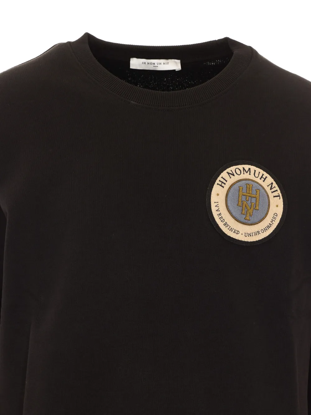 Ih Nom Uh Nit logo-patch sweater Zwart