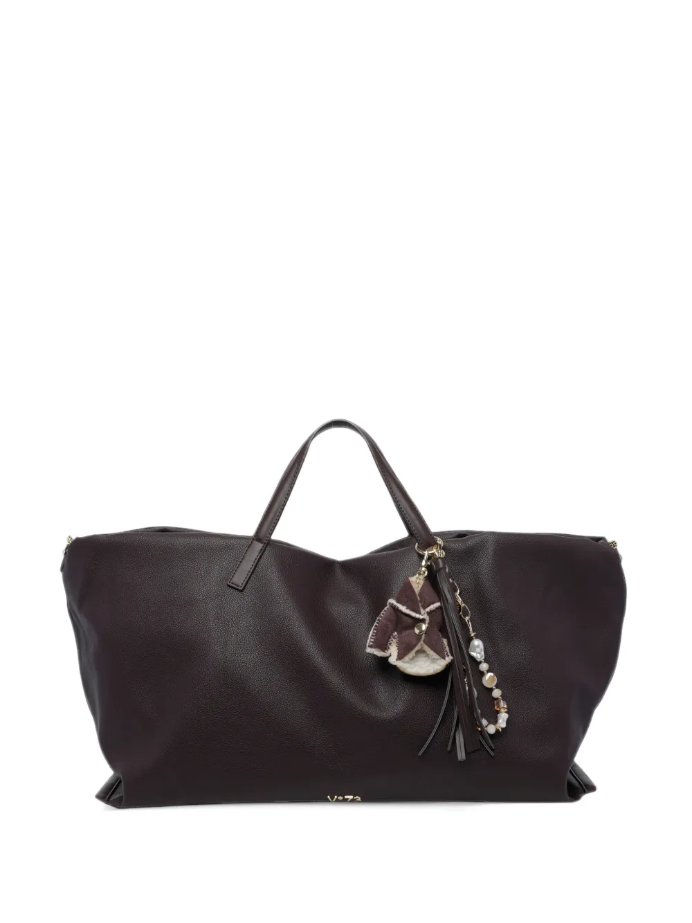 V°73 Giada charm-detail tote bag - Marrone