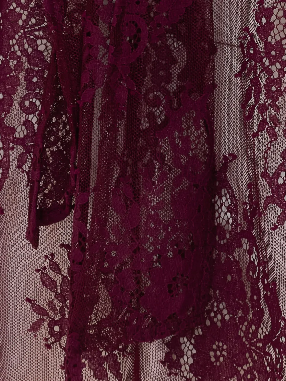 Aniye By Vivi pussy-bow lace blouse Rood