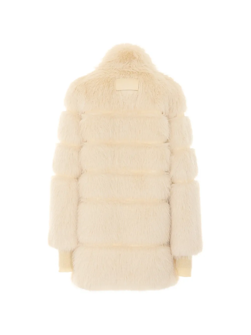 Patrizia Pepe Jas van imitatiebont met gesp-detail Beige