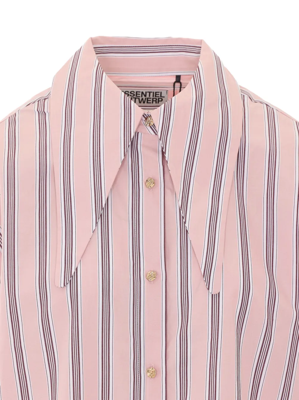 Essentiel Antwerp Overhemd met logopatch Roze