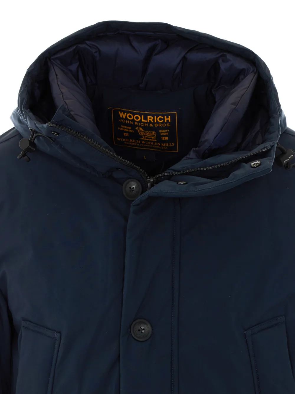 Woolrich Cloud Arctic padded hooded parka Blauw