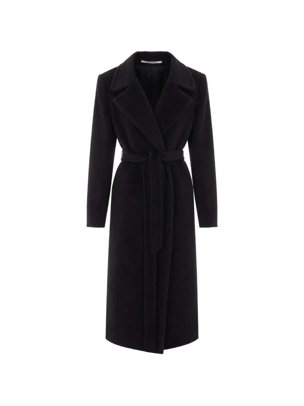 Tagliatore Molly belted coat - Black