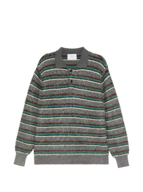ssstein ribbed long-sleeve polo