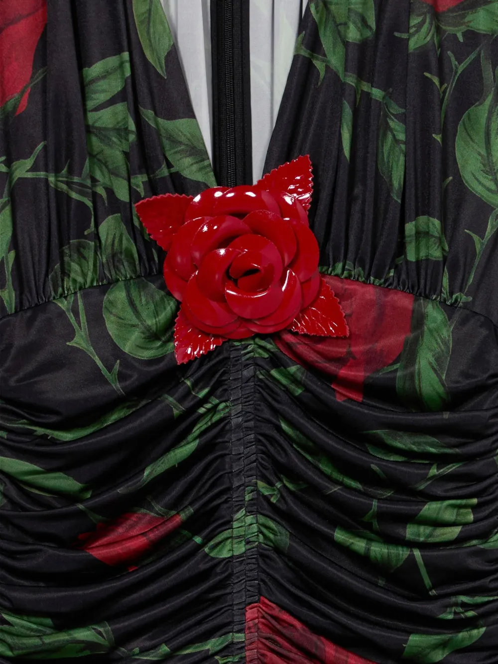 Blumarine Mini-jurk met ruches Zwart