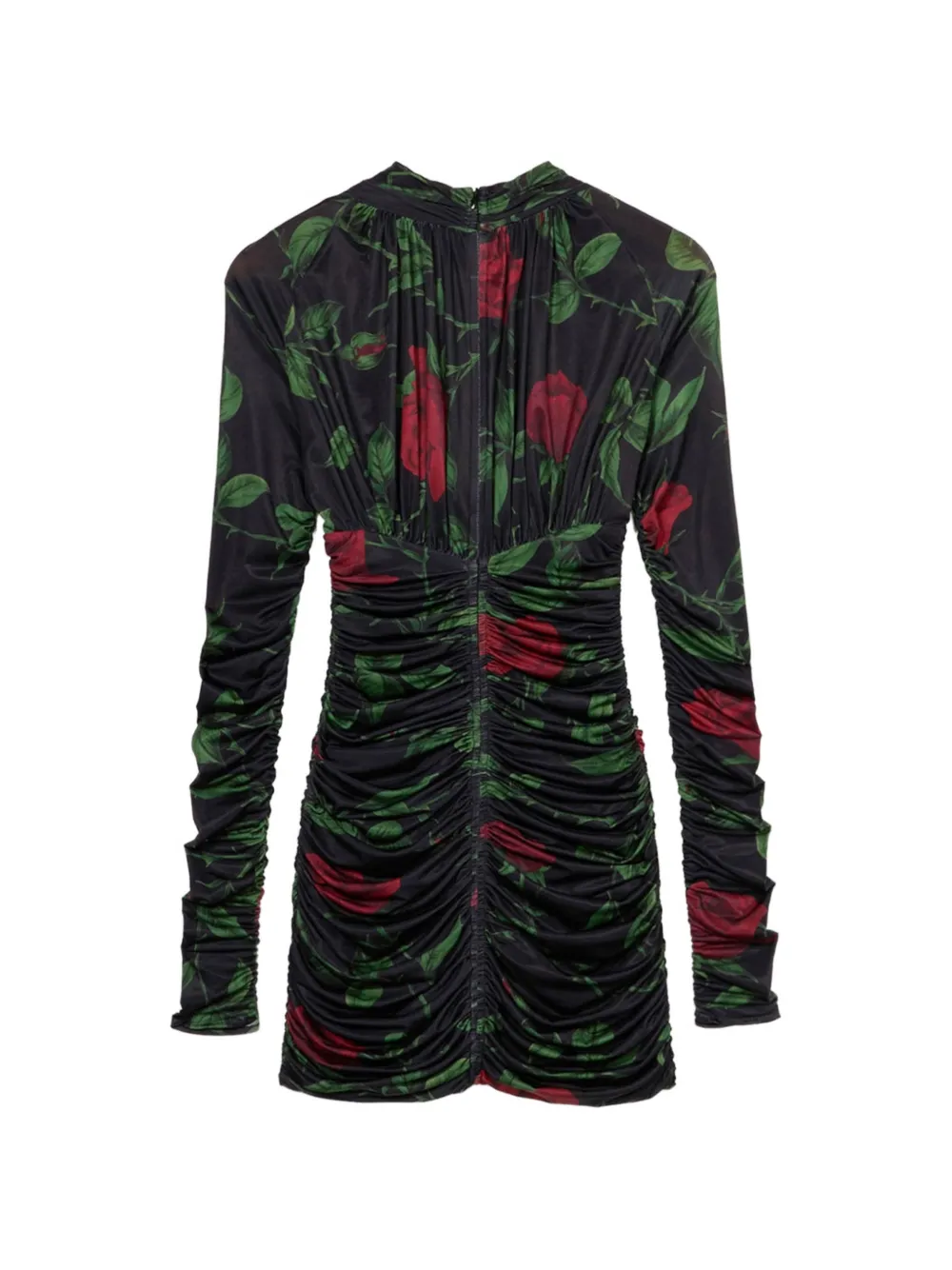 Blumarine Mini-jurk met ruches Zwart