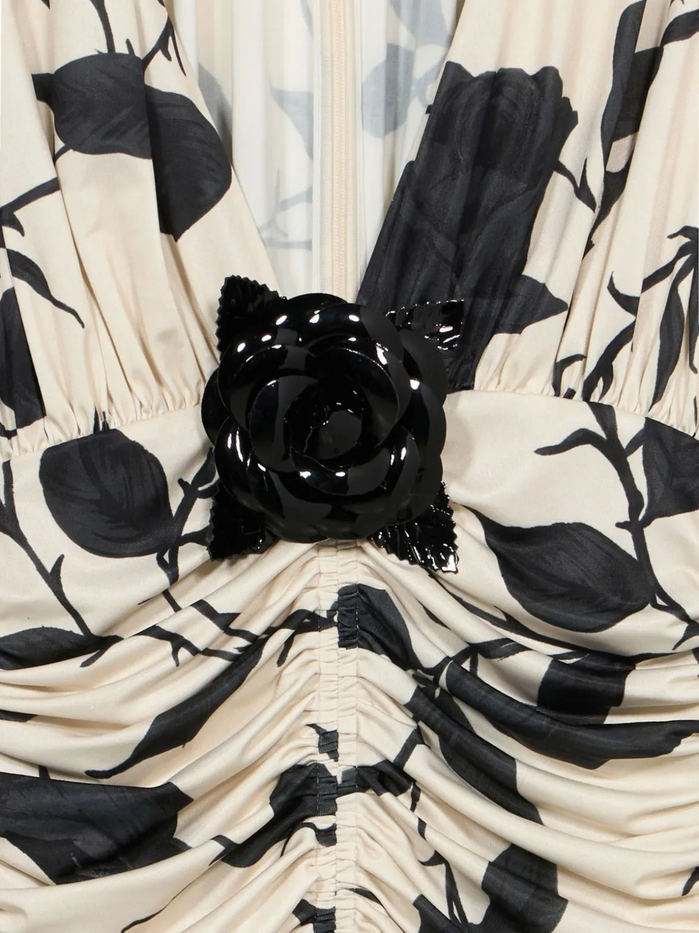 Blumarine Shirt met bloemenprint Beige