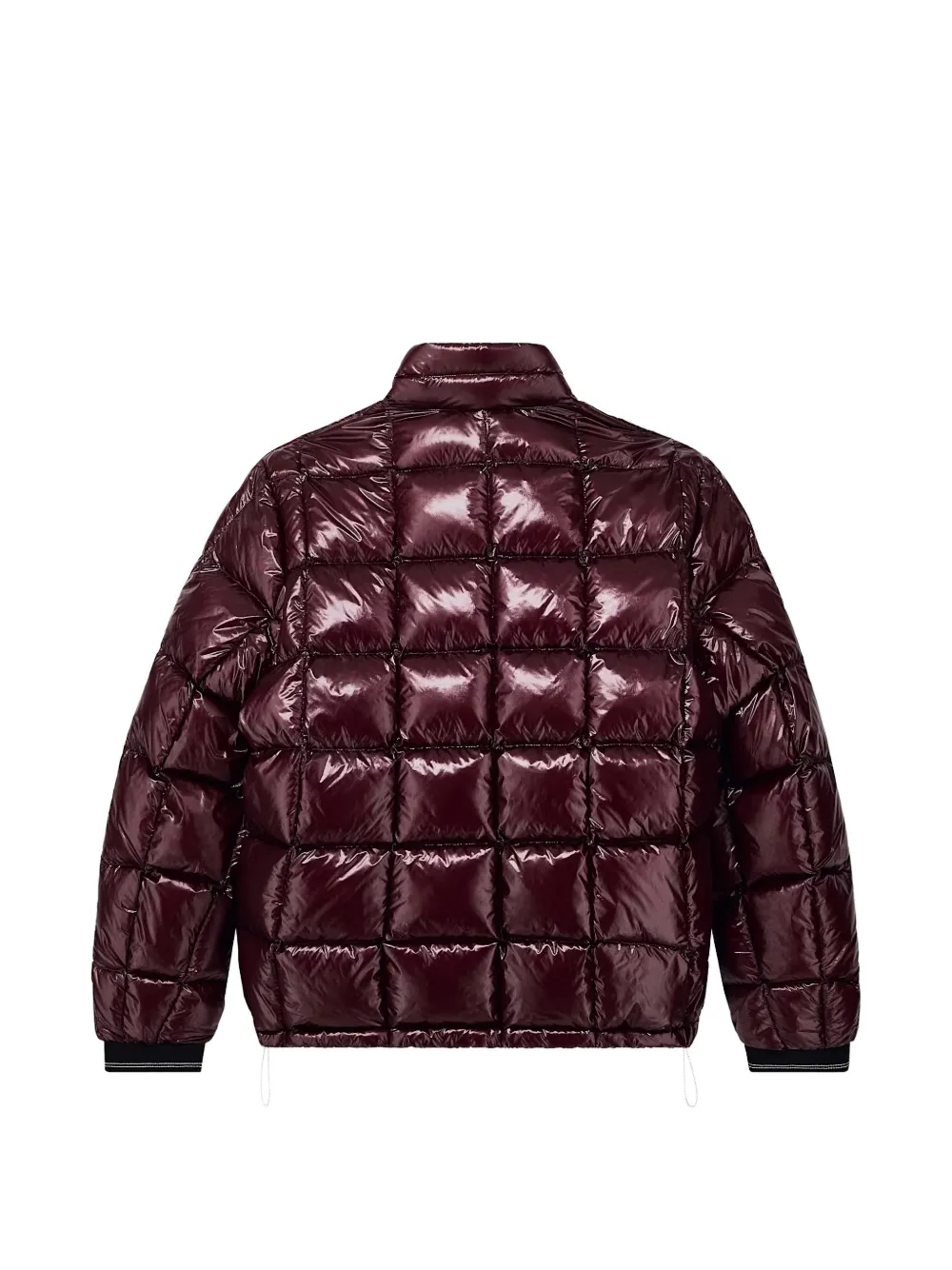 Armani Exchange Gewatteerd jack met hoge hals Rood