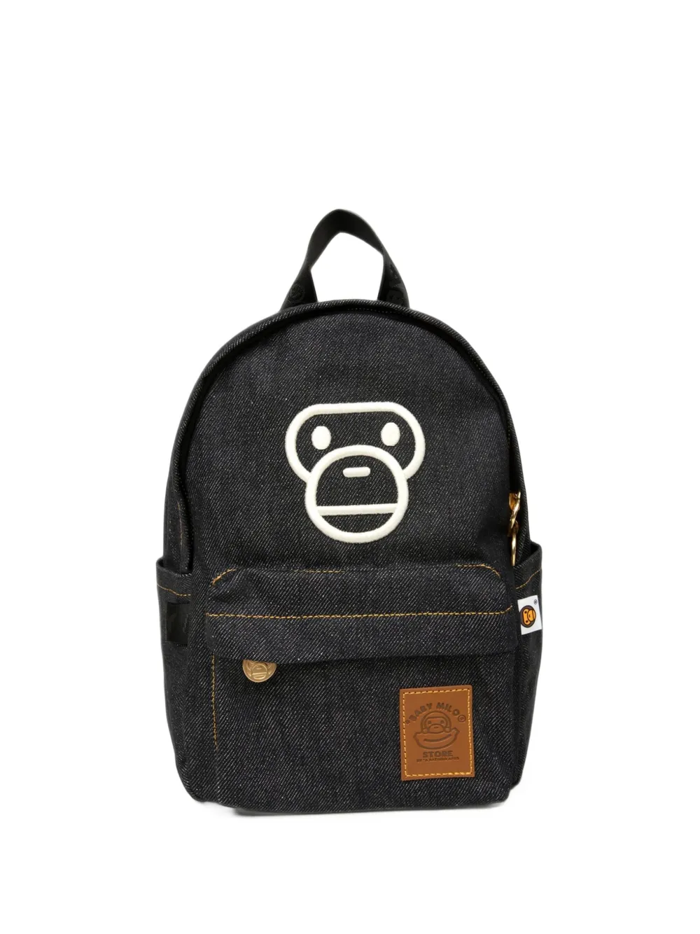 *BABY MILO® STORE BY *A BATHING APE® mini Baby Milo denim backpack
