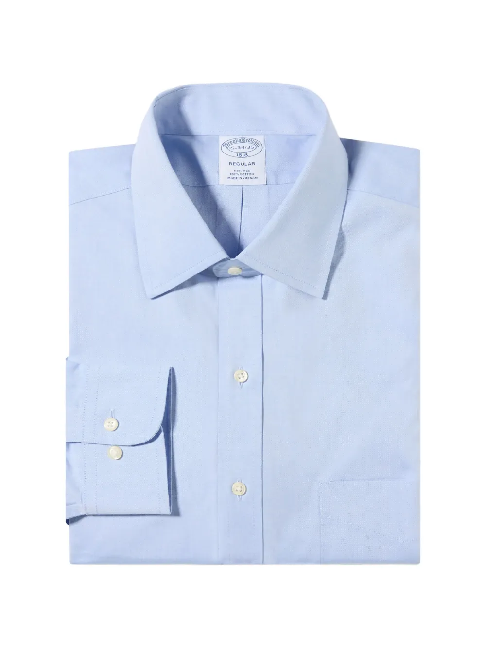 Brooks Brothers Ainsley collar regular-fit shirt - Blu