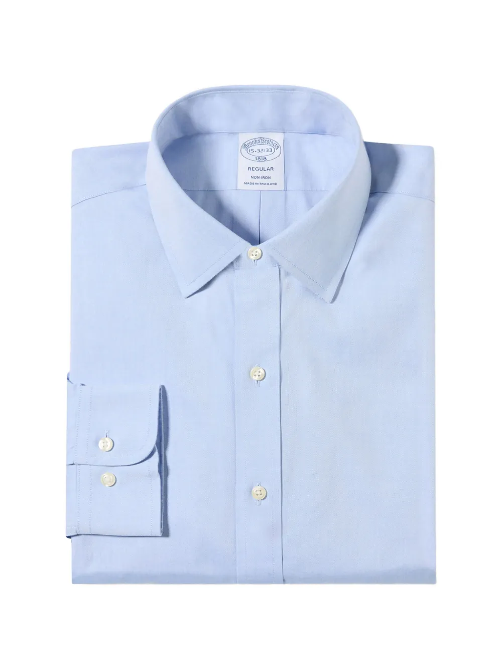 Brooks Brothers Ainsley-collar non-iron Oxford shirt - Blau