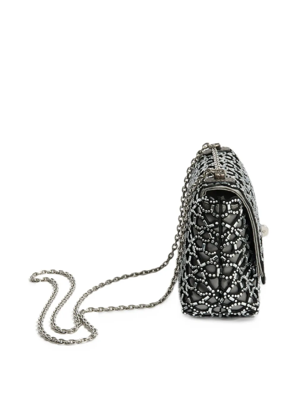 Anya Hindmarch Glebe verfraaide mini-crossbodytas Grijs