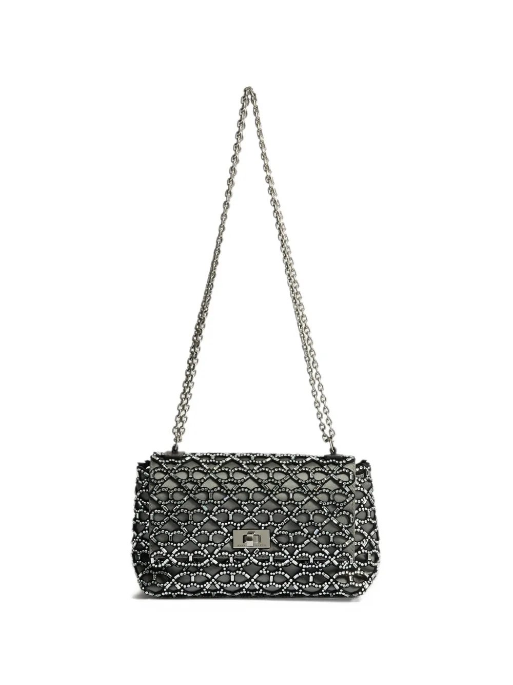 Anya Hindmarch Borsa a tracolla Glebe mini con decorazione - Grigio