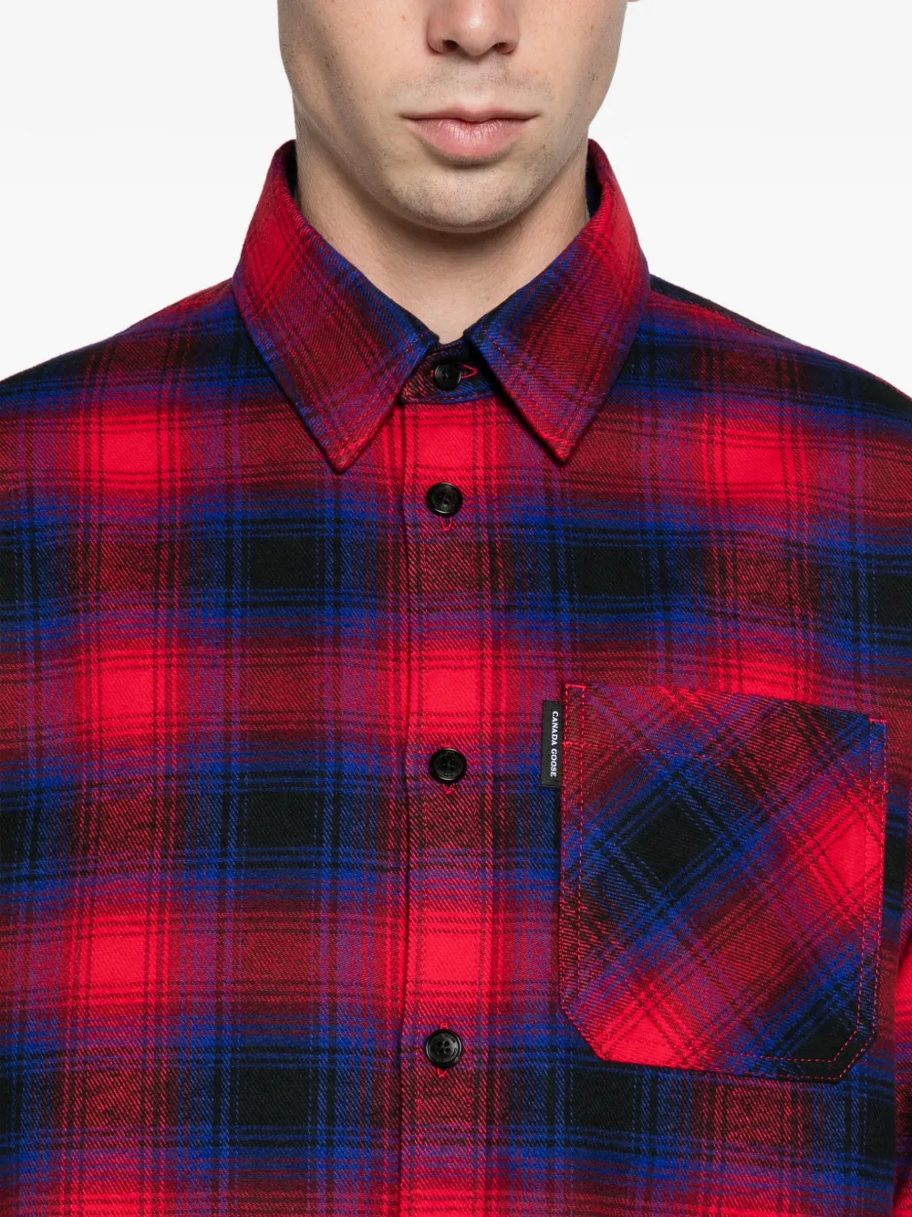 Canada Goose Albion long-sleeve shirt Rood