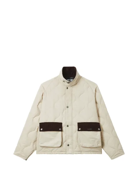 izzue quilted panelled jacket