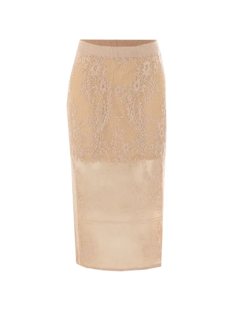 TWINSET falda midi tejida en jacquard