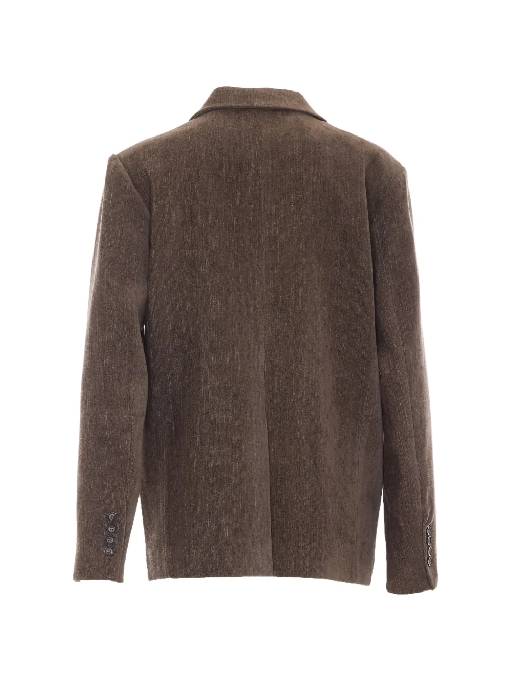 Eleh Ribfluwelen blazer Bruin