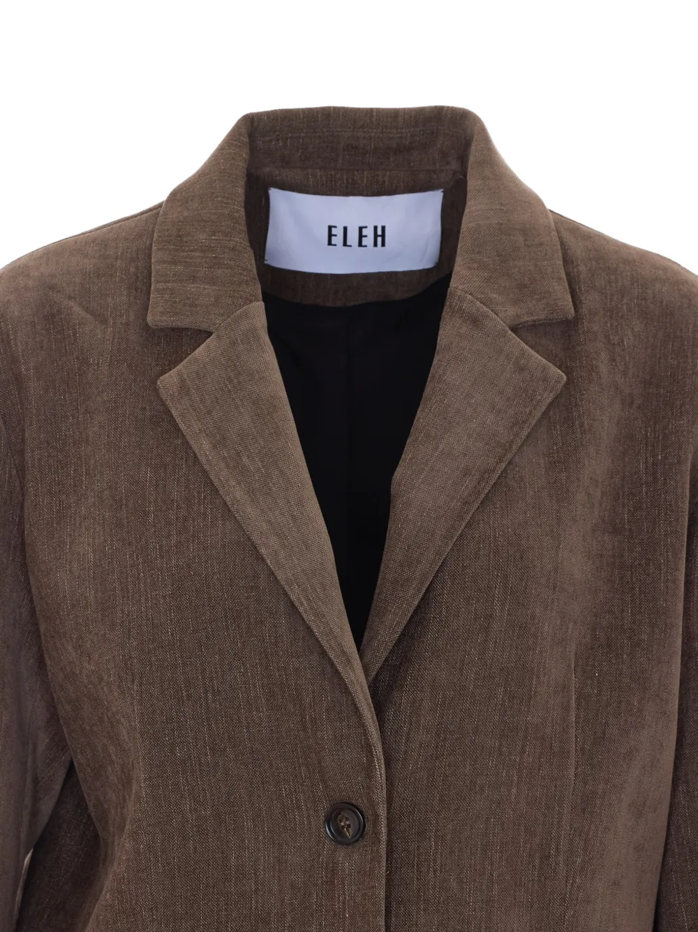 Eleh Ribfluwelen blazer Bruin