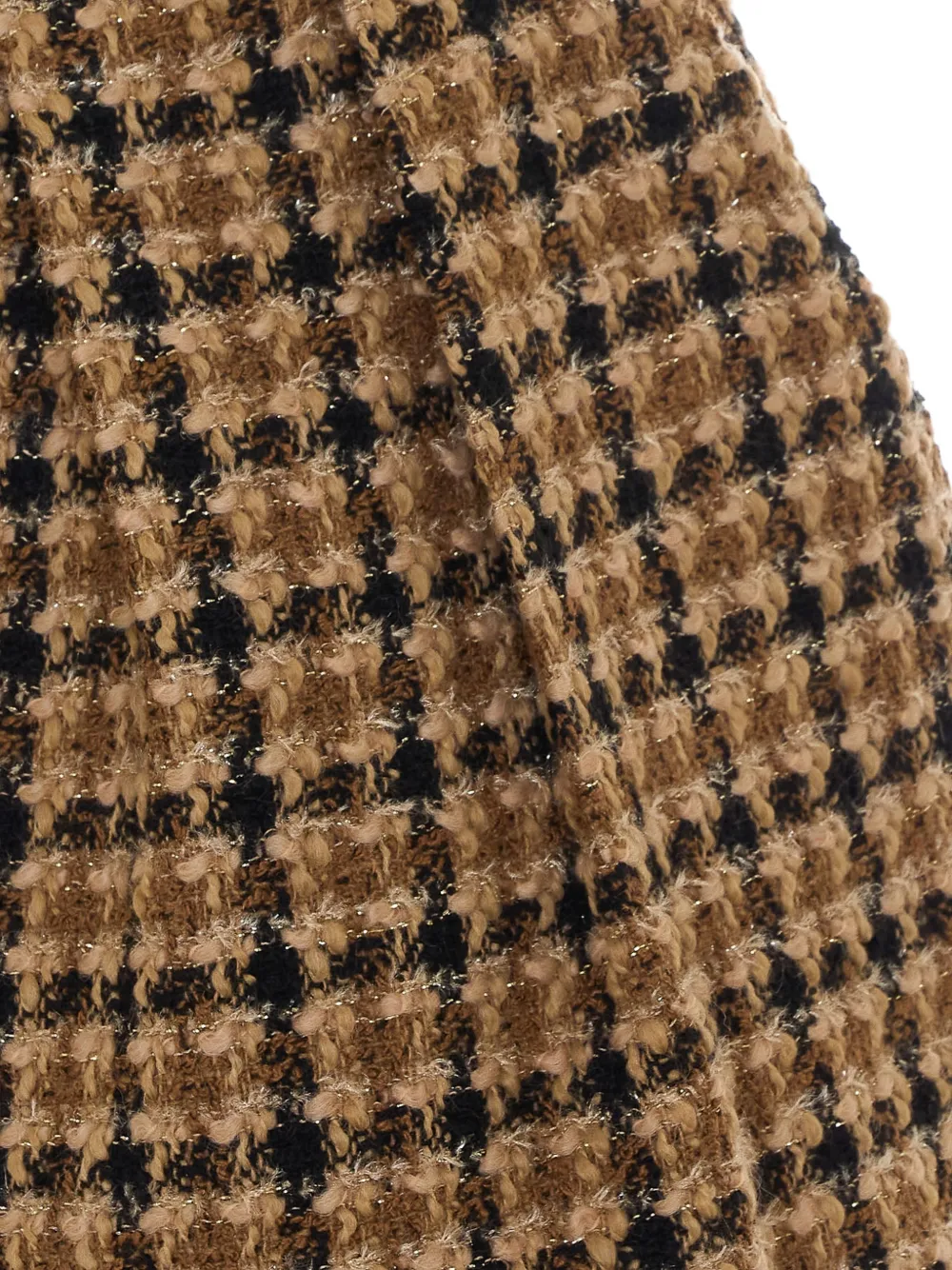 TWINSET check bouclé shorts Bruin