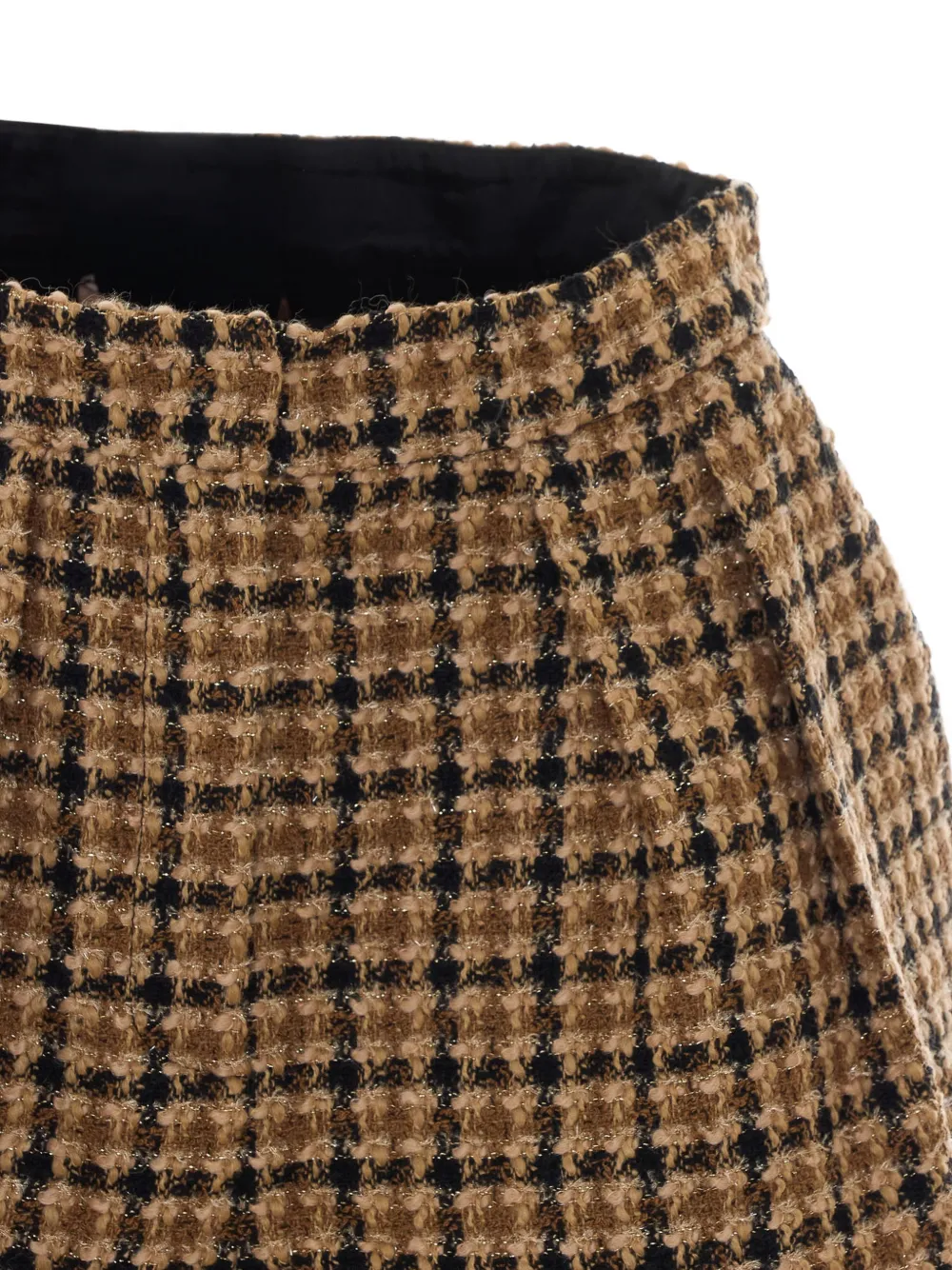 TWINSET check bouclé shorts Bruin