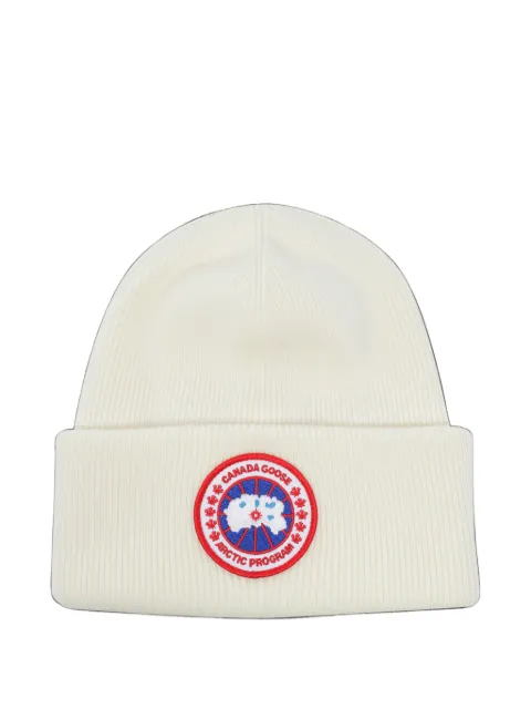 Canada Goose Arctic Toque logo-patch beanie hat