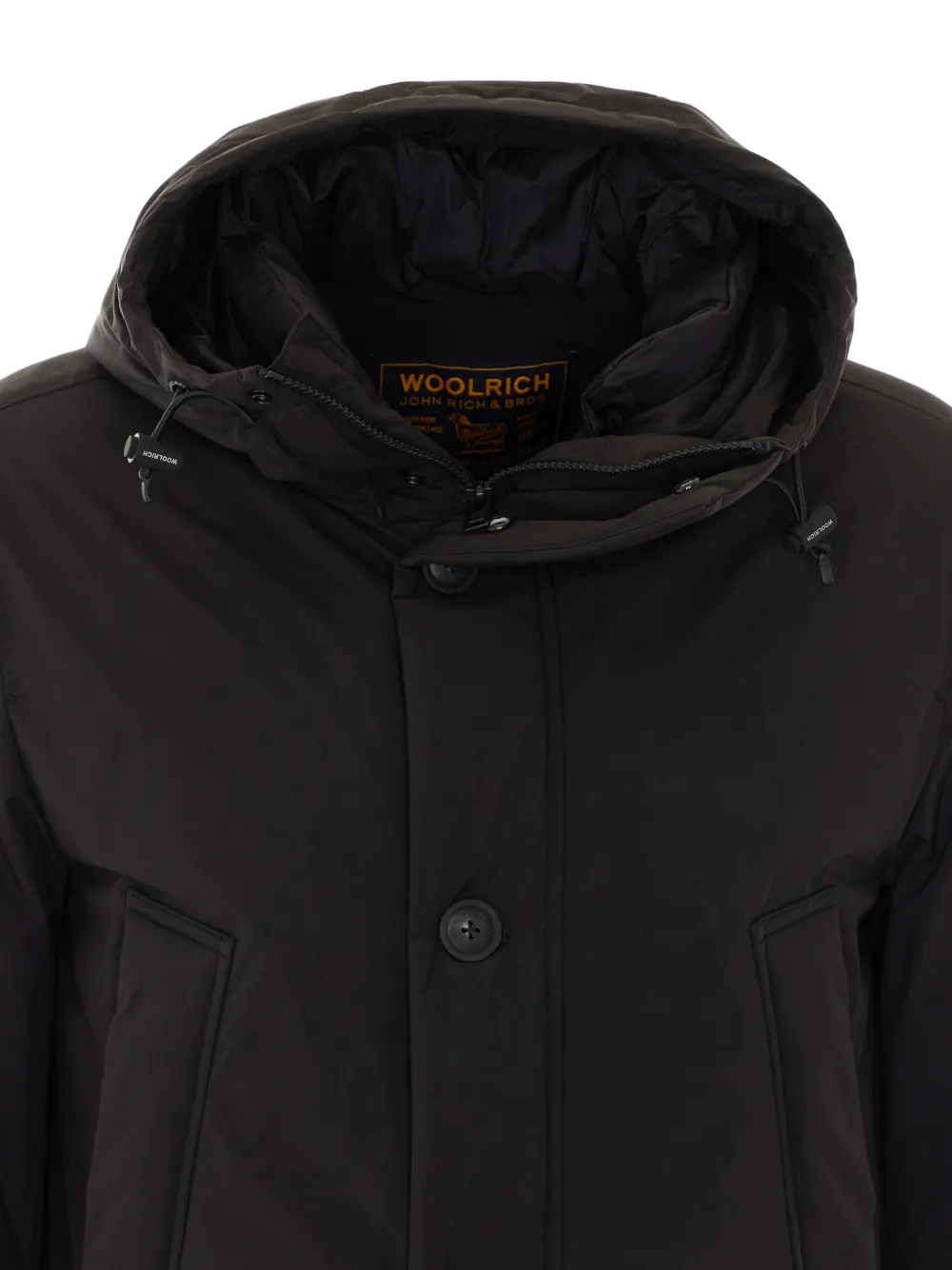 Woolrich Cloud hooded padded parka Zwart