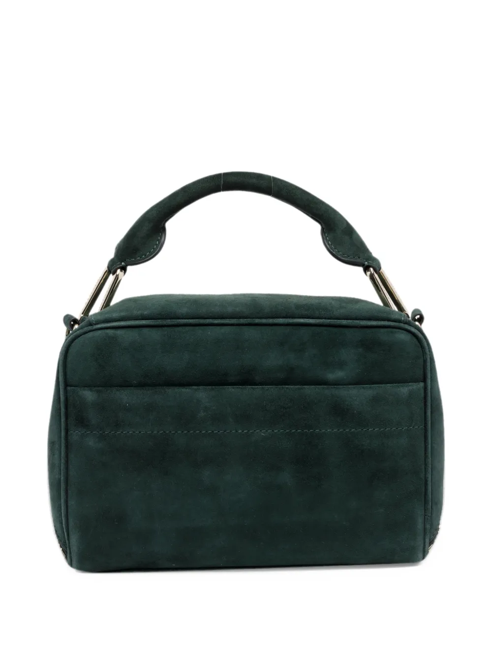 Essentiel Antwerp mini Bobby suede shoulder bag Groen