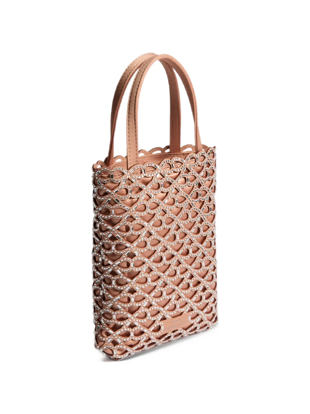 Anya Hindmarch mini Glebe embellished tote bag Roze