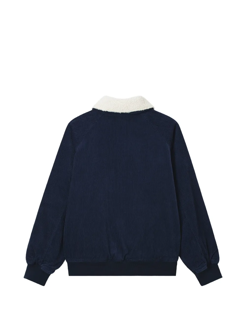 CHOCOOLATE corduroy-texture bomber jacket Blauw
