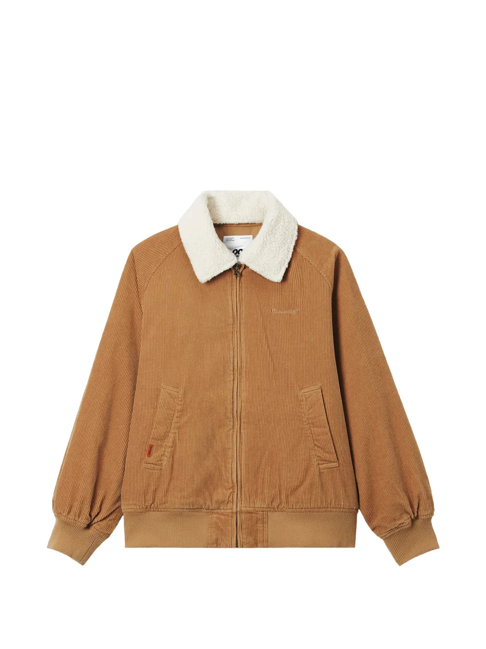 CHOCOOLATE corduroy-texture bomber jacket - Nude