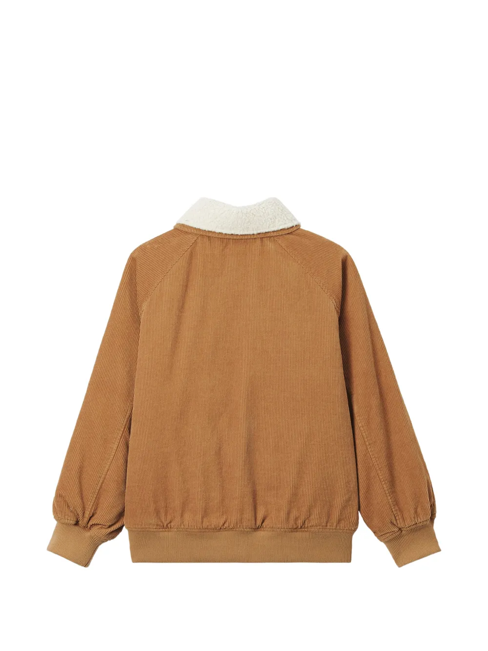 CHOCOOLATE corduroy-texture bomber jacket Beige