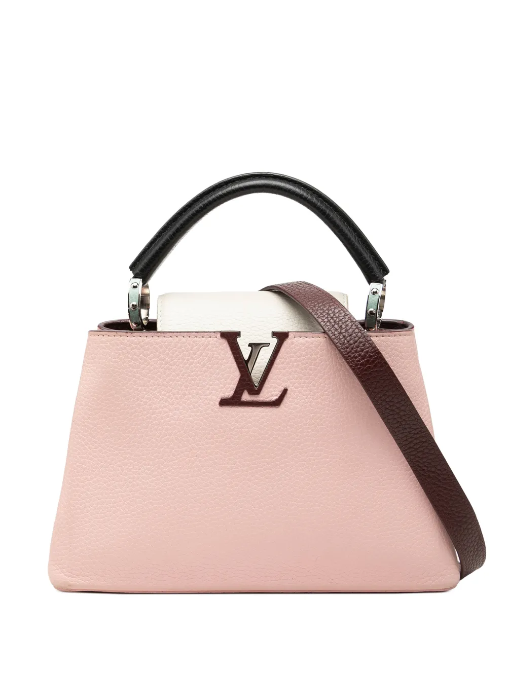 Louis Vuitton Pre-Owned 2016 Bicolor Taurillon Capucines BB satchel - Rosa