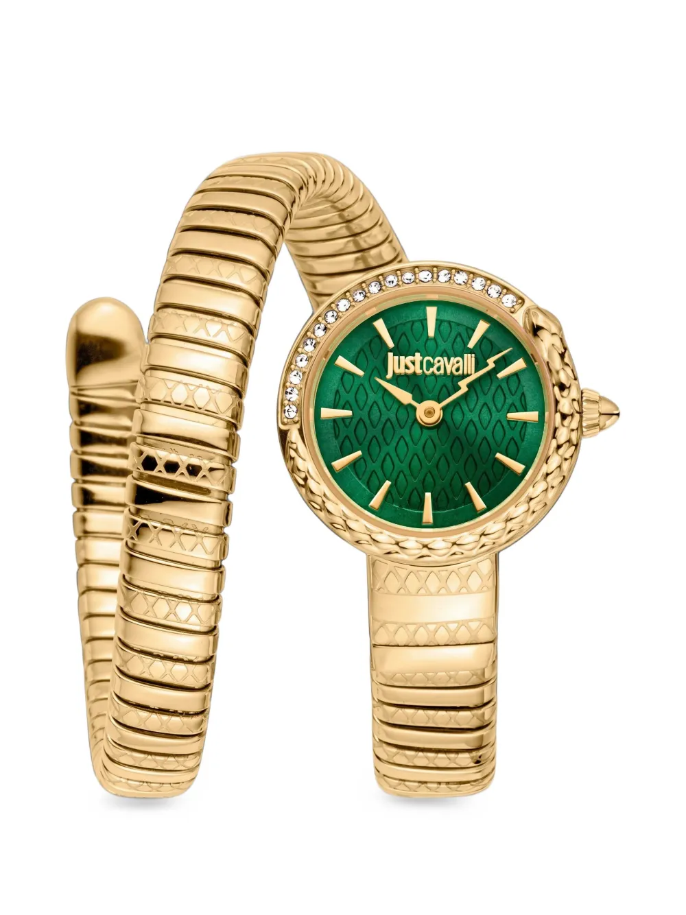 Just Cavalli Cerchio Snake 23mm watch - Verde
