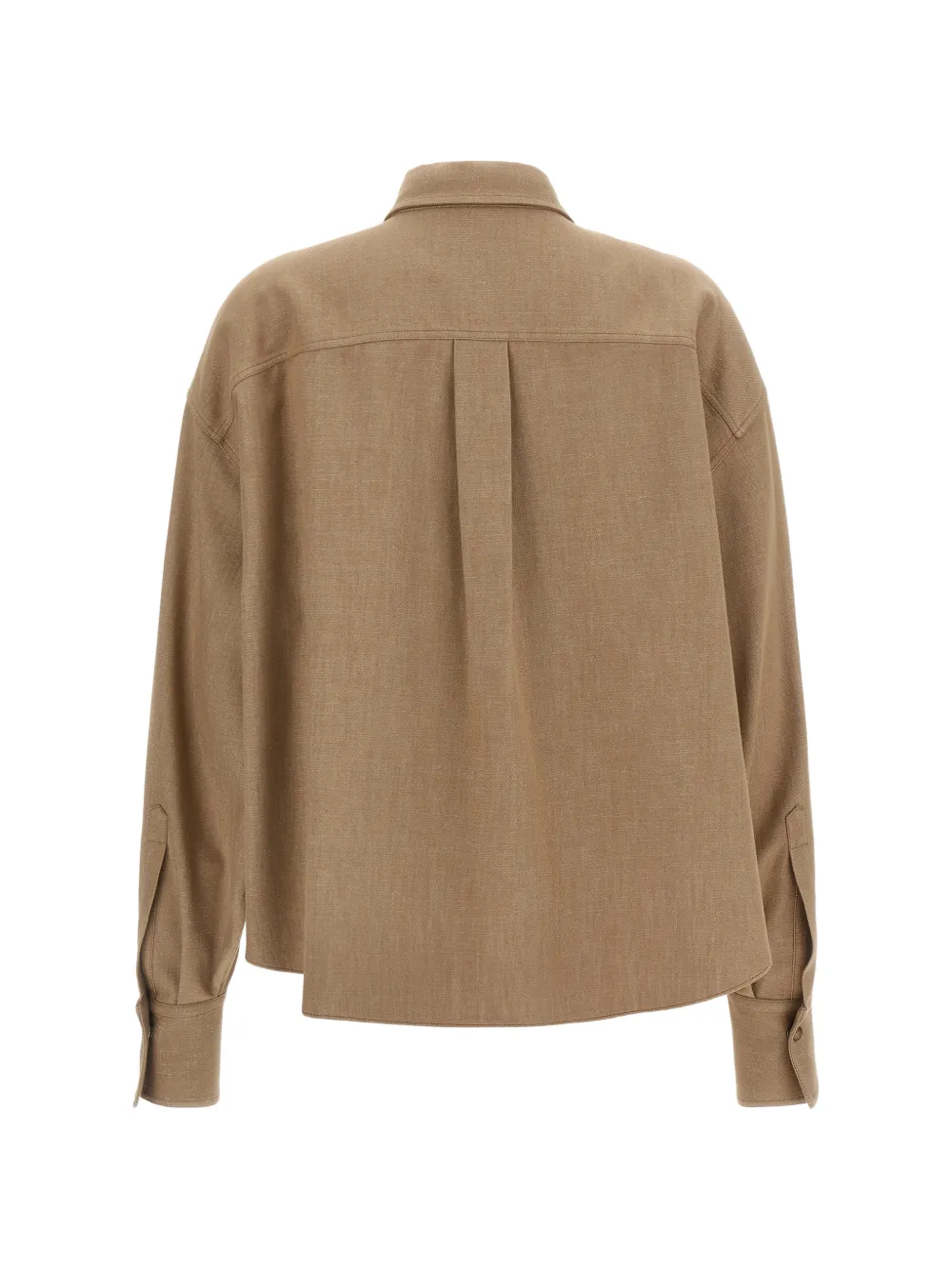 Brunello Cucinelli Blouse verfraaid met Monile Beige