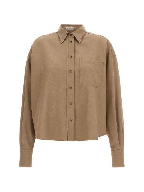 Brunello Cucinelli Monile-embellished shirt