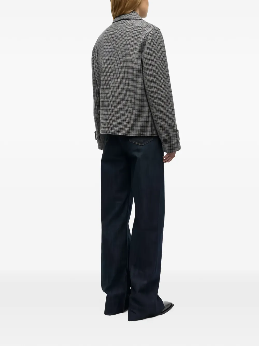 SAMSOE Samarta double-breasted blazer Grijs