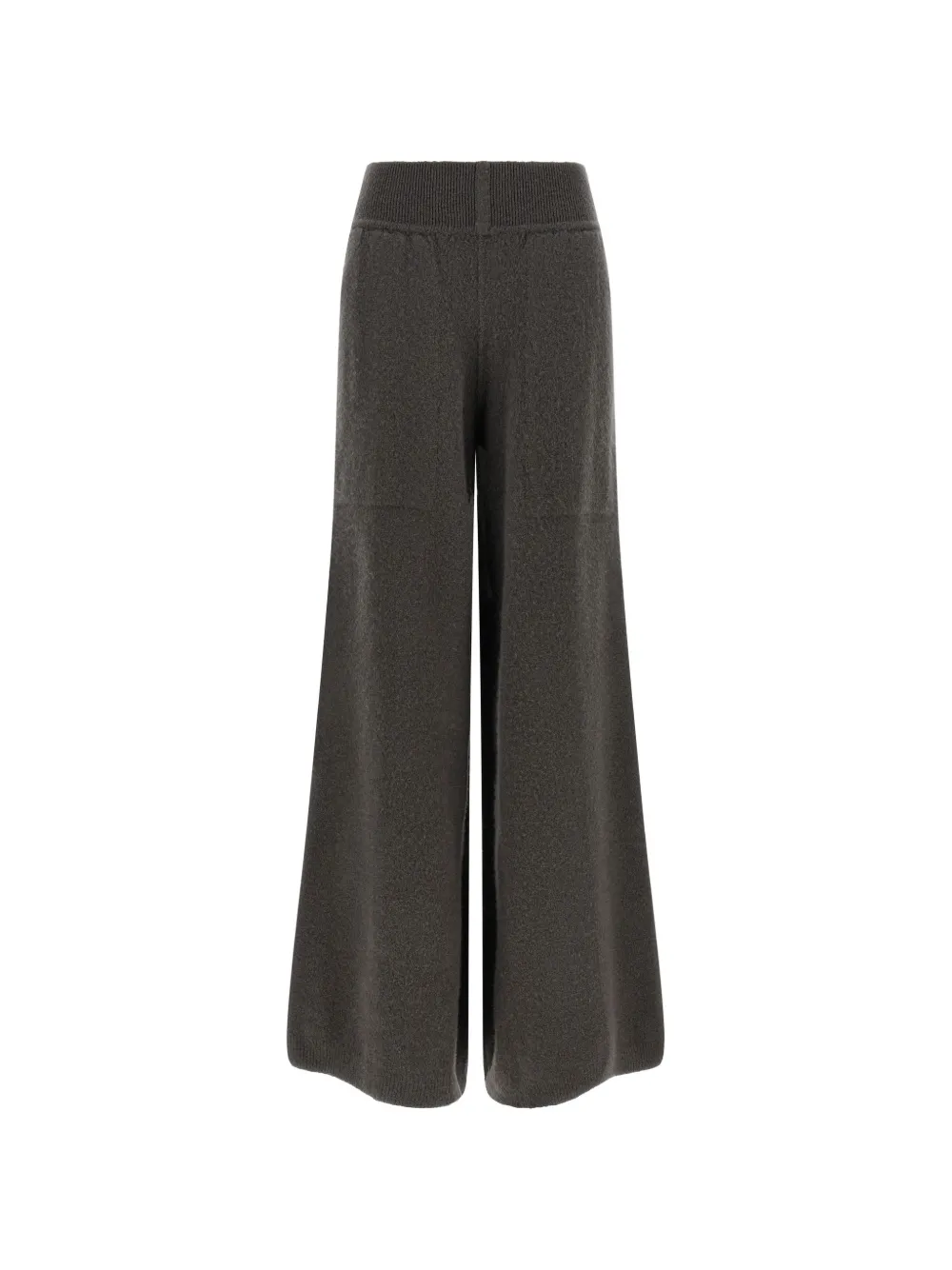 Rick Owens ribbed-waistband palazzo pants - Grau