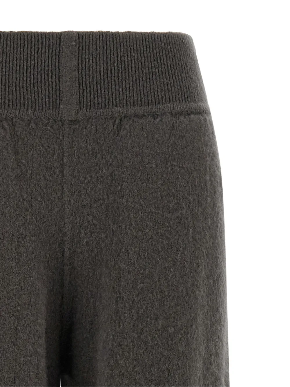Rick Owens ribbed-waistband palazzo pants Grijs