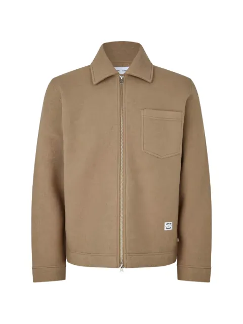 SAMSOE SAMSOE full-zip wool shirt jacket
