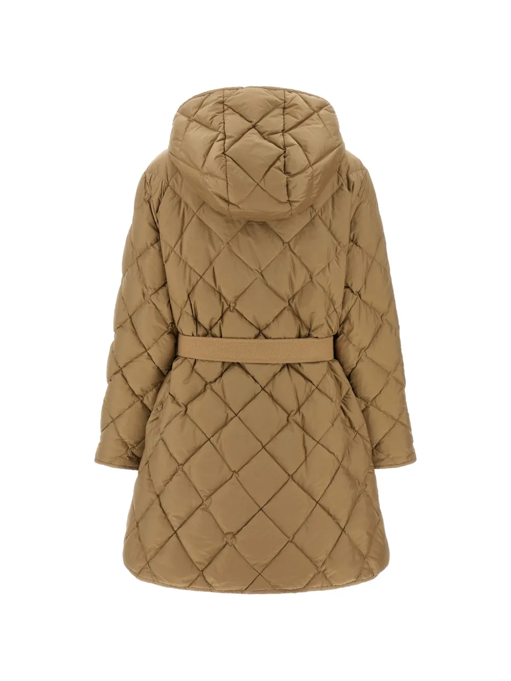Weekend Max Mara Fidato ruitvormig gewatteerd donsjack Beige