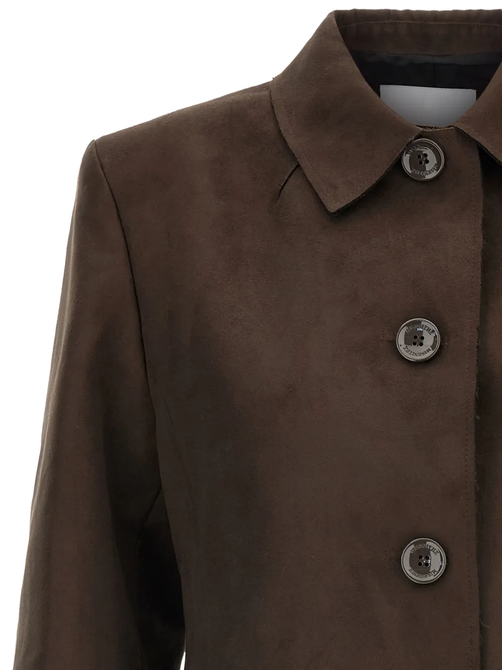 MISENITHE Scarlett blazer met overhemdkraag Bruin
