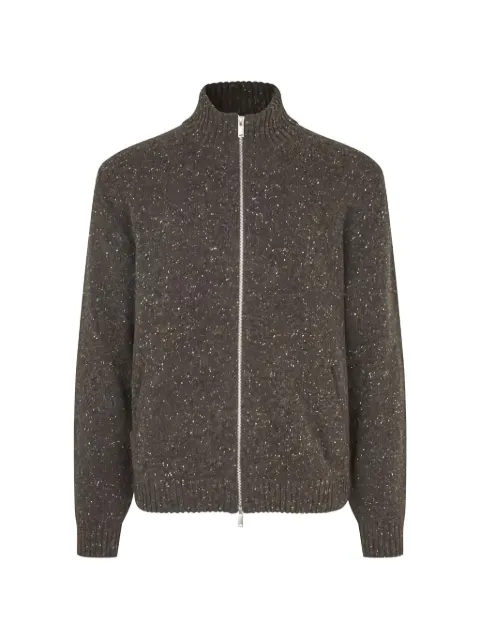 SAMSOE SAMSOE Sanate flecked zip cardigan