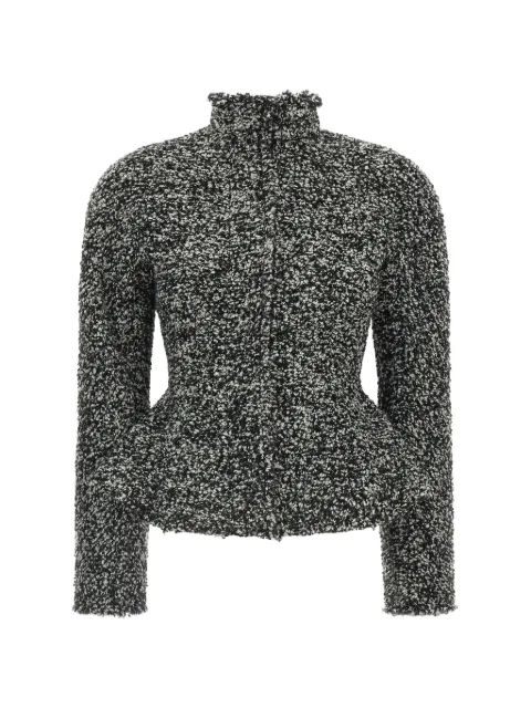 Alberta Ferretti bouclé peplum jacket