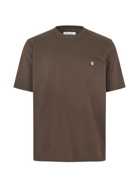 SAMSOE SAMSOE Saotto logo-embroidered T-shirt