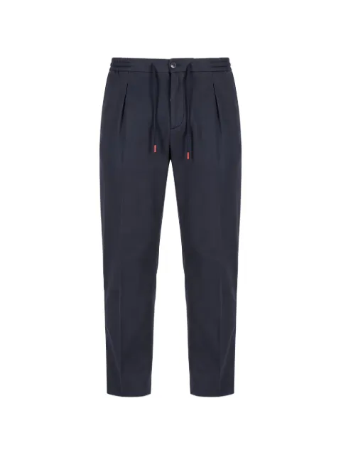 Kiton pleated drawstring trousers