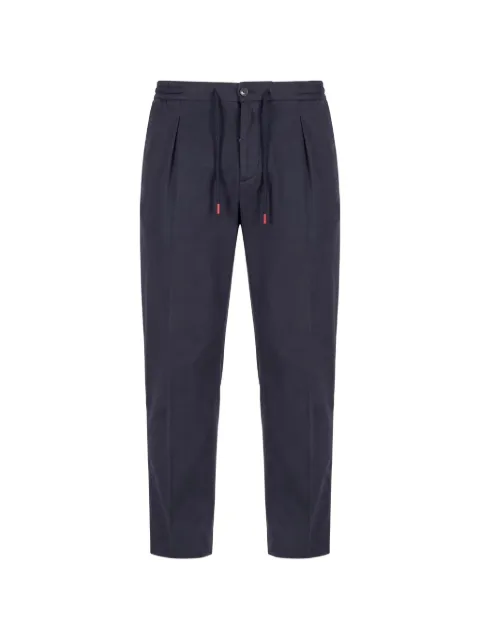 Kiton pleated drawstring trousers