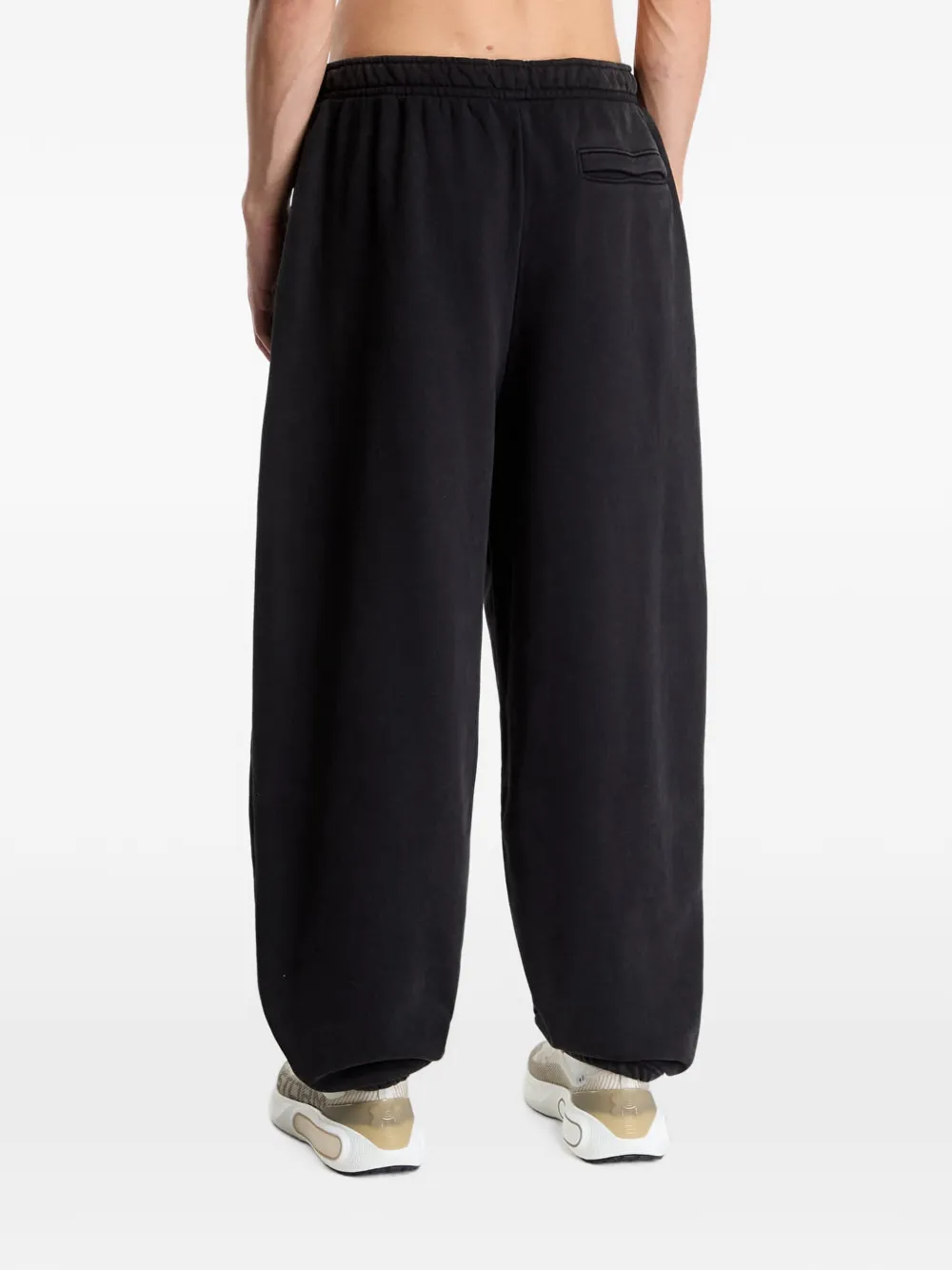 Under Armour UA Icon Heavyweight fleece trainingsbroek met verwassen effect Zwart