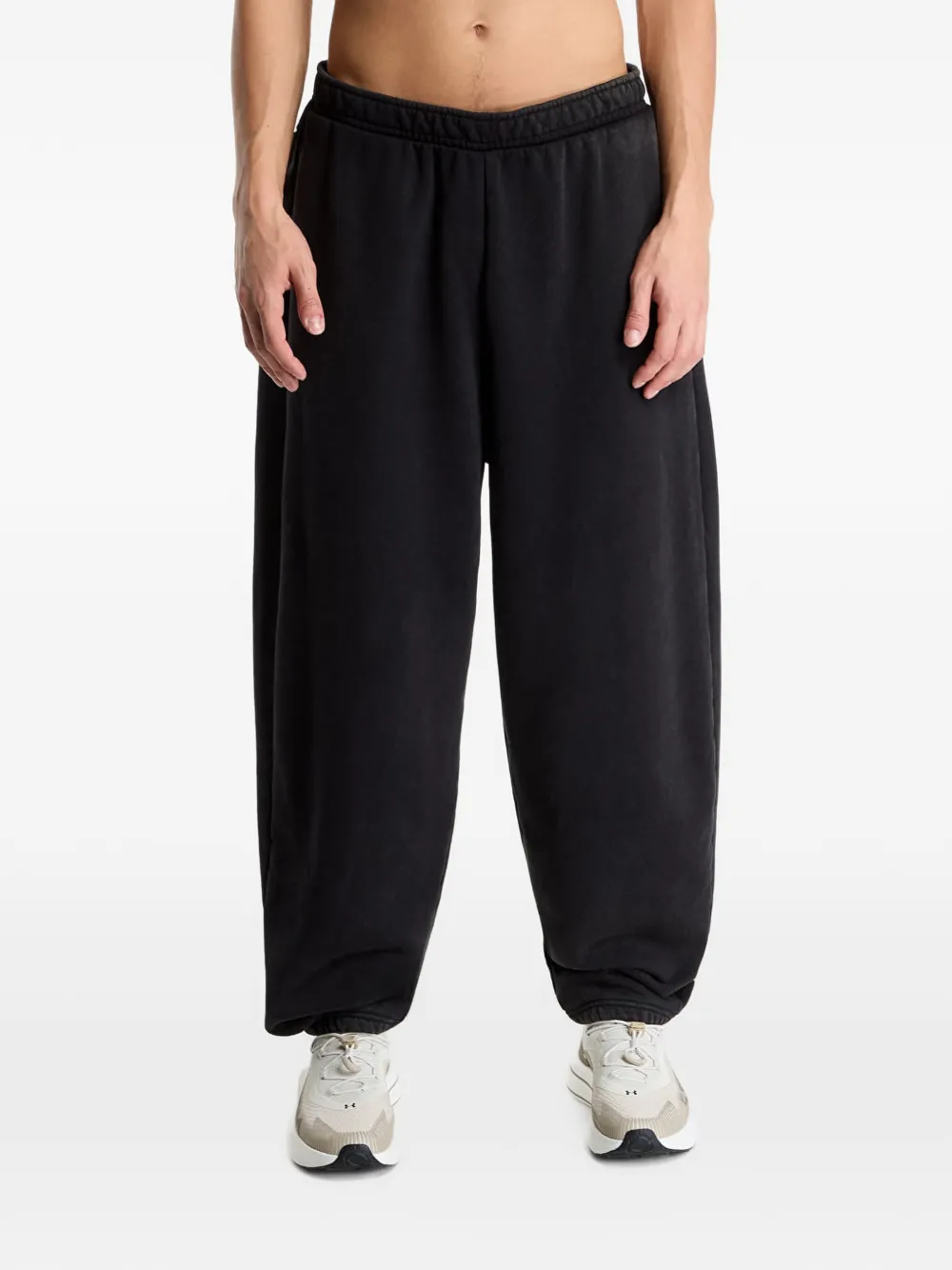 Under Armour UA Icon Heavyweight fleece washed track pants - Nero