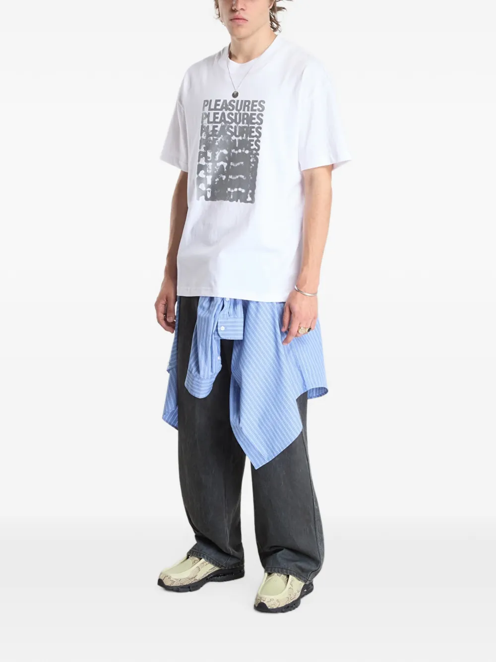 Pleasures Immolate T-shirt Wit