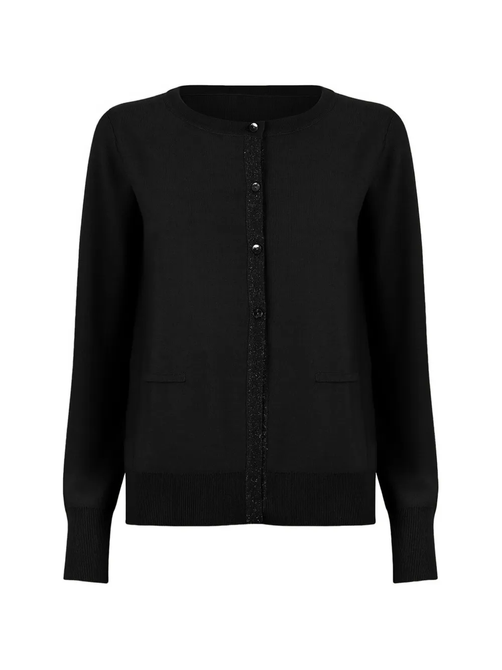 Wolford cardigan fin en laine mérinos - Noir Wolford cardigan fin en laine mérinos - Noir